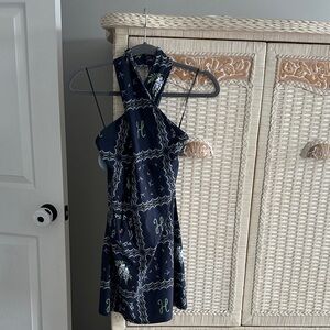 NWT hill house Navy Halter Dress
